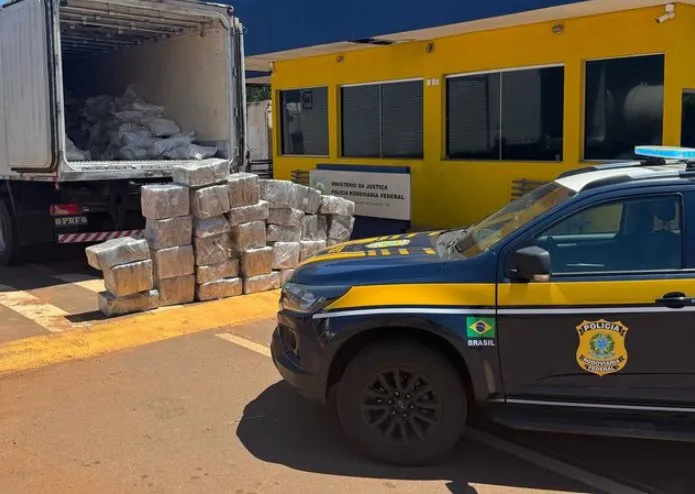 PRF apreende quase 1 tonelada de maconha em Três Lagoas