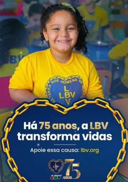 LBV promove campanha para fortalecer a educação e combater desigualdades sociais