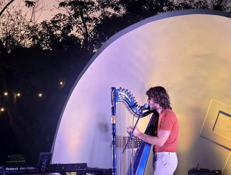 Ossuna Braza e sua Harpa - Por: Rosildo Barcellos