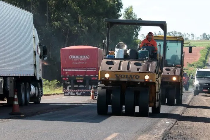 Motiva Pantanal realiza manutenção preventiva e obras em trechos da BR-163/MS nesta segunda-feira (11)