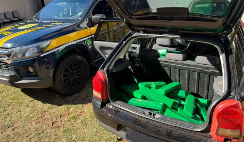 PRF apreende 246 Kg de maconha em Dourados