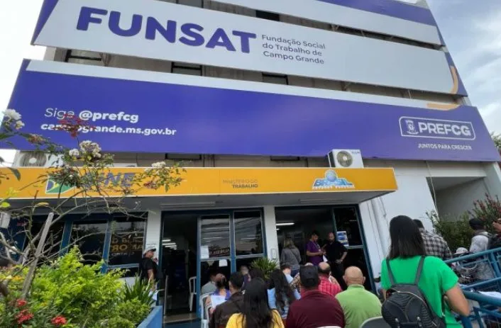 Funsat oferece 1.800 vagas nesta segunda-feira (13) em Campo Grande
