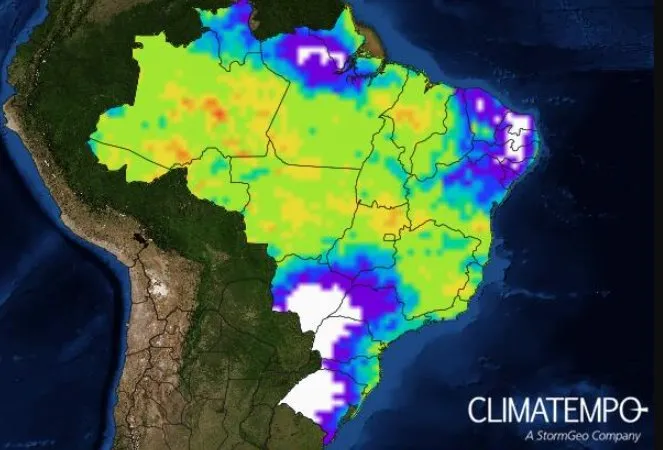 Previsão do Tempo: Centro-Oeste tem alerta de chuva e tempo seco neste sábado (24)