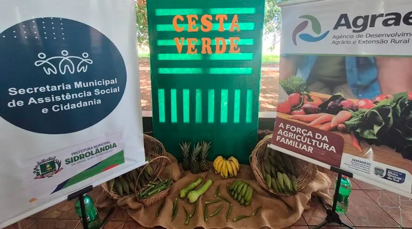 Agraer realiza primeira entrega do PAA em Sidrolândia para três CRAS do município
