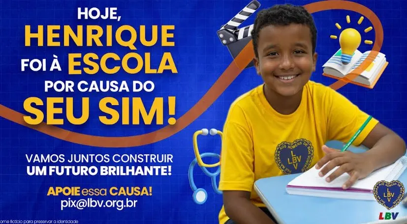 Solidariedade que transforma: LBV mobiliza sociedade em prol da educação de crianças e jovens