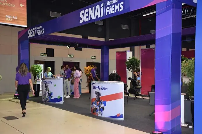 Sesi e Senai levam entretenimento e educação para participantes do Delas Day