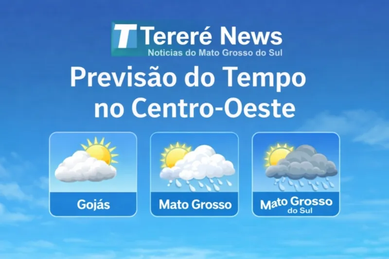 Segunda-feira (6) de muitas chuvas e trovoadas no Centro-Oeste