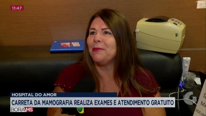 HOSPITAL DO AMOR: CARRETA DA MAMOGRAFIA REALIZA EXAMES E ATENDIMENTO GRATUITO