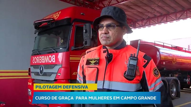 Curso de pilotagem defensiva grátis para mulheres em Campo Grande