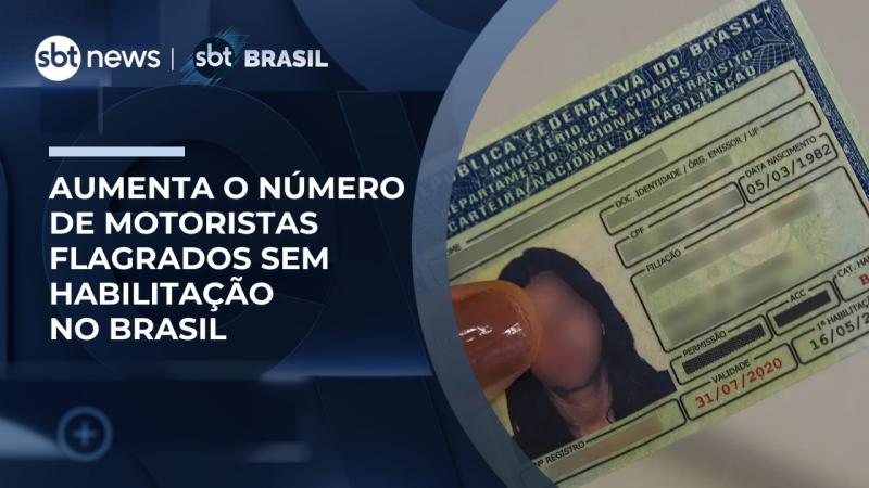 Imprudência no trânsito: Cresce 23% o número de motoristas flagrados sem CNH no Brasil 